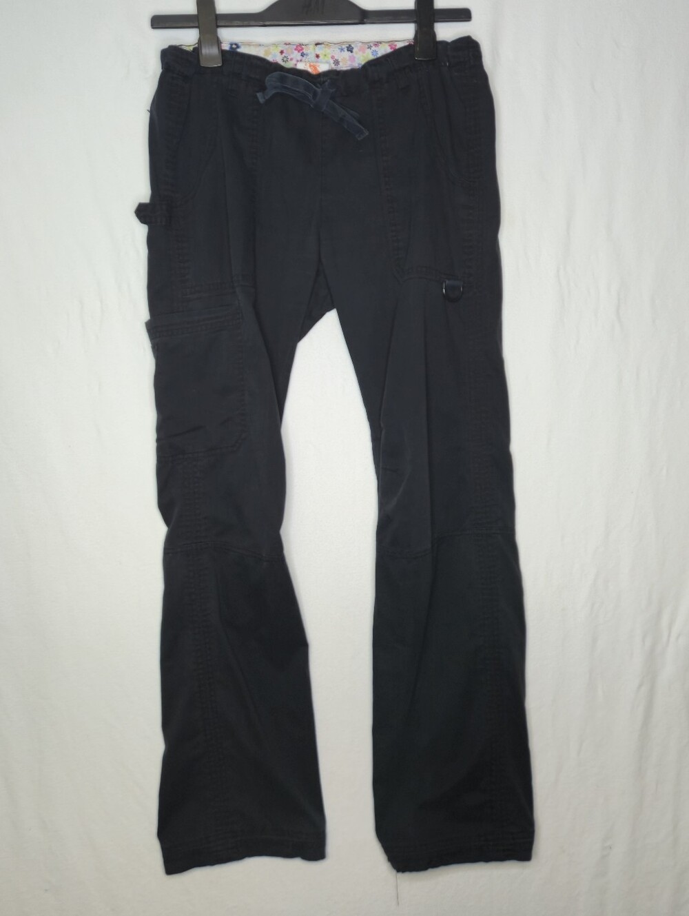 Koi By Kathy Peterson Ladies Scrub Uniform Pants Black Size Small Tall